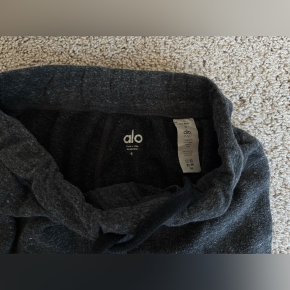 ALO Yoga Men’s Triumph Sweatpant - Grey Triblend Size Small - Picture 10 of 11